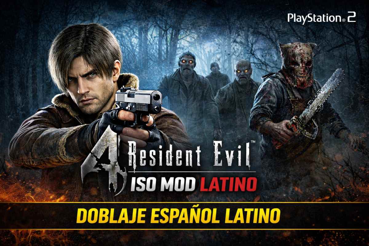Juego resident evil 4 latino portada