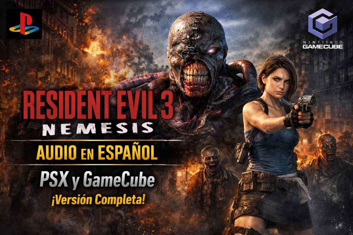 resident evil 3 audio castellano español para pxs y gamecube